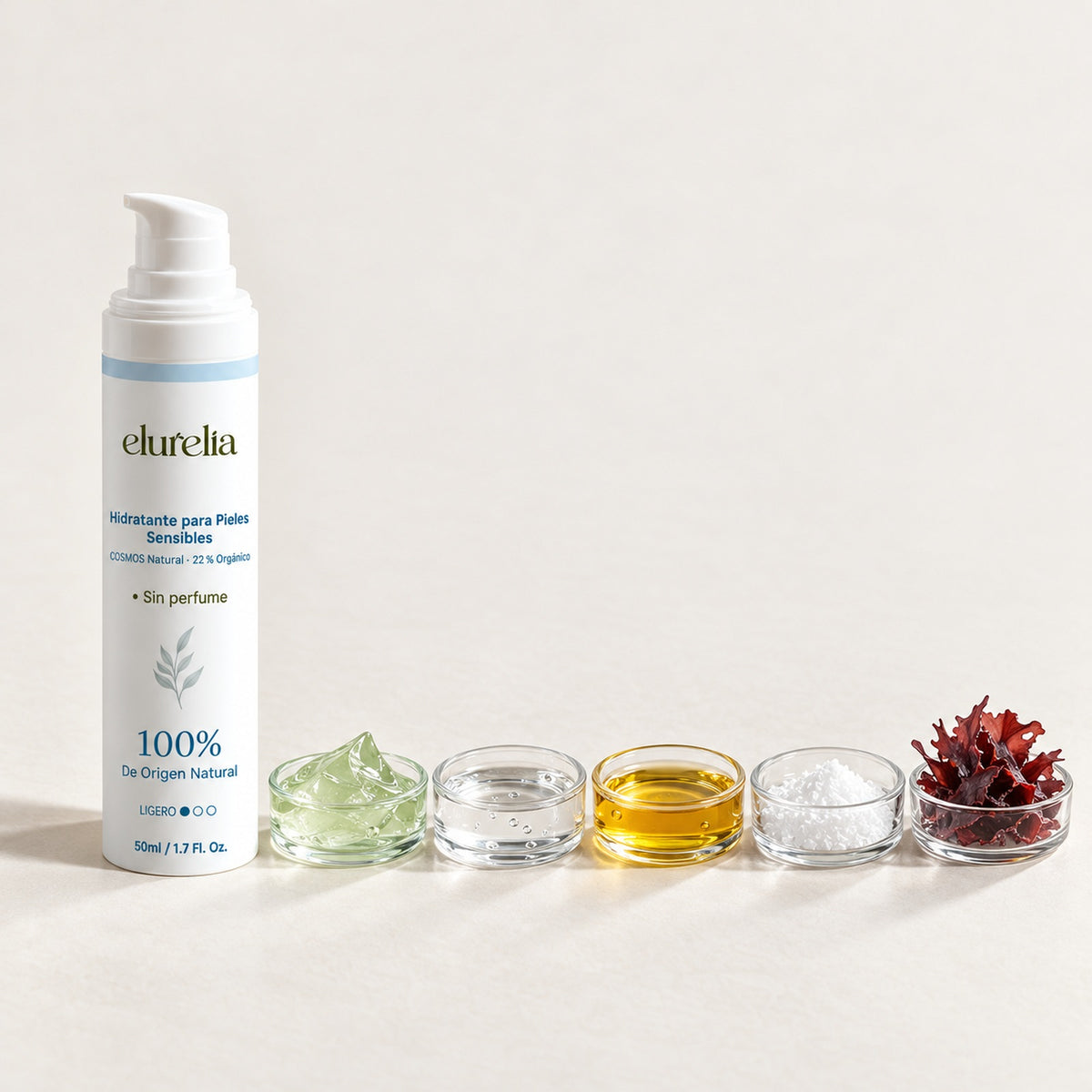 Crema hidratante sin perfume para pieles sensibles