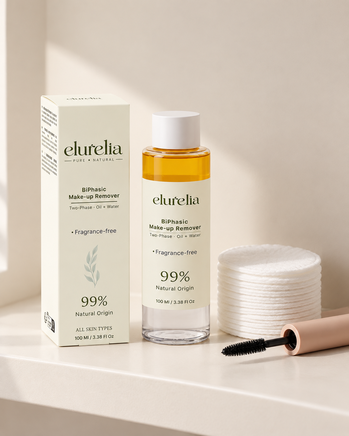 Fragrance-Free Biphasic Make-up Remover