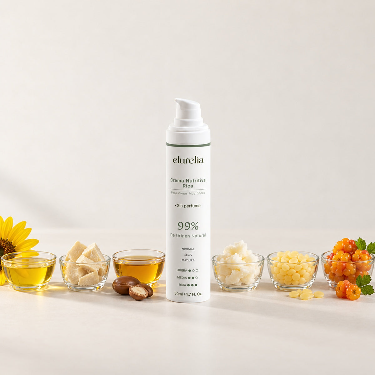 Crema rica sin perfume