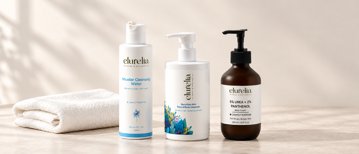 Une routine simple pour peaux sensibles