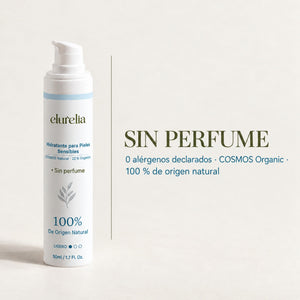 Crema hidratante sin perfume para pieles sensibles