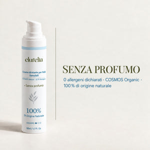 Crema idratante senza profumo per pelli sensibili