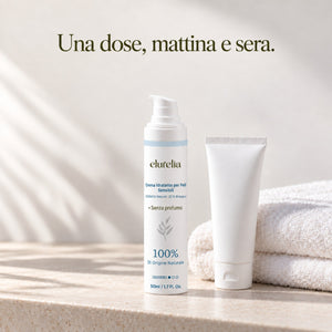 Crema idratante senza profumo per pelli sensibili