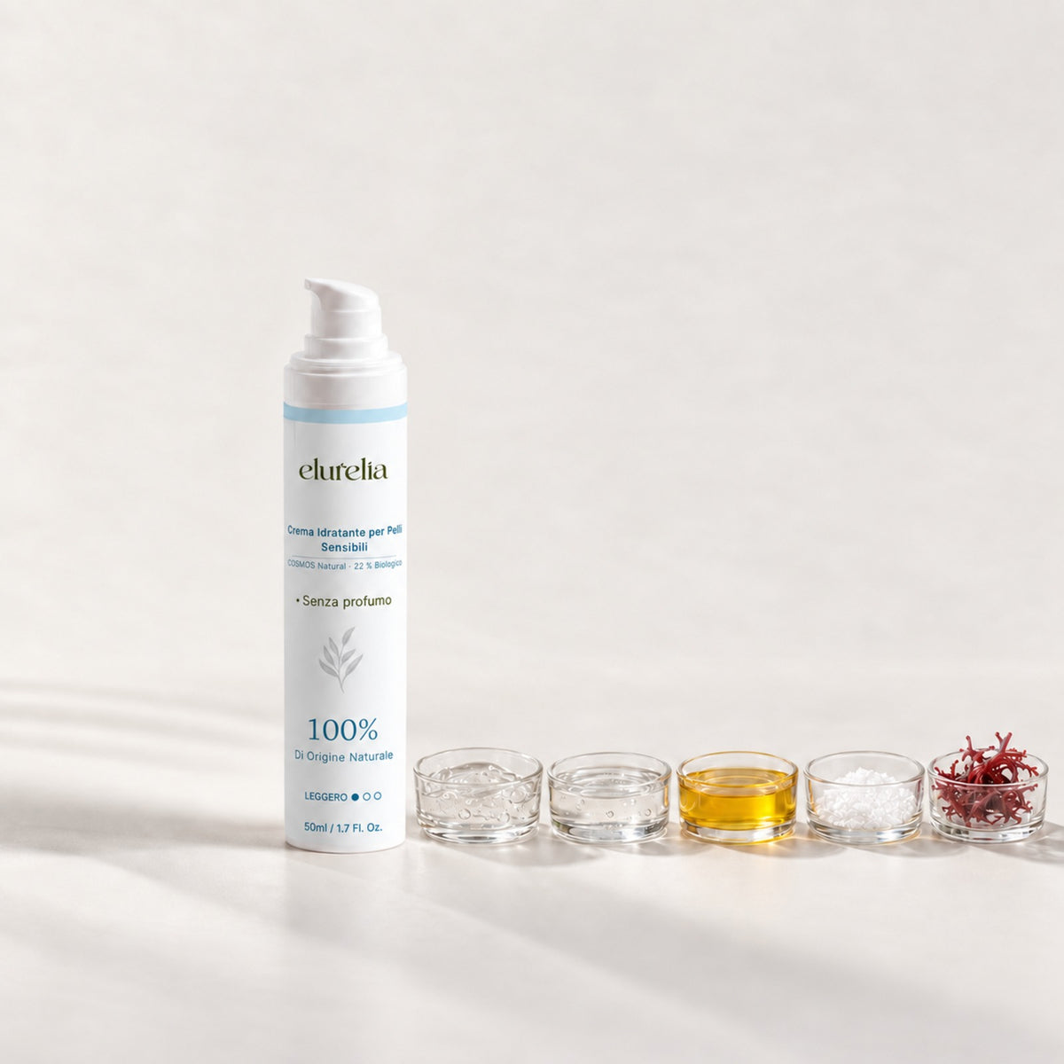 Crema idratante senza profumo per pelli sensibili