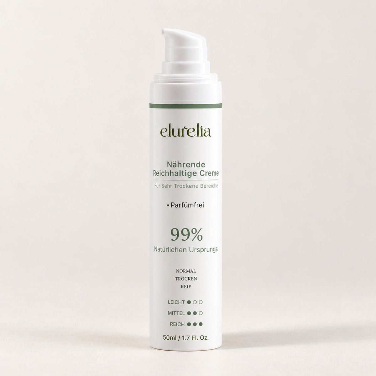 Parfümfreie reichhaltige Creme