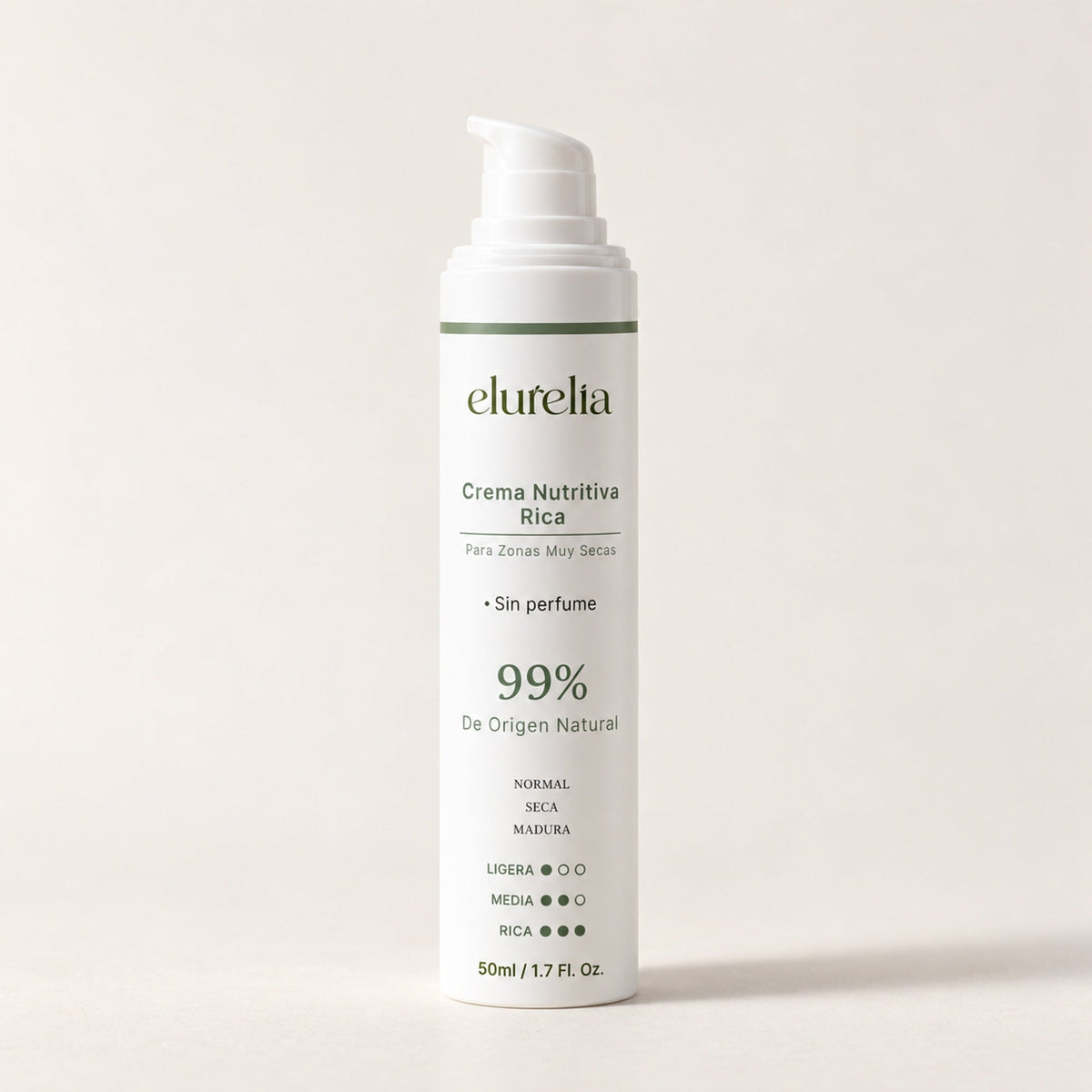 Crema rica sin perfume