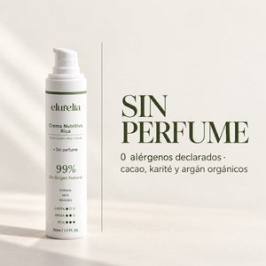Crema rica sin perfume