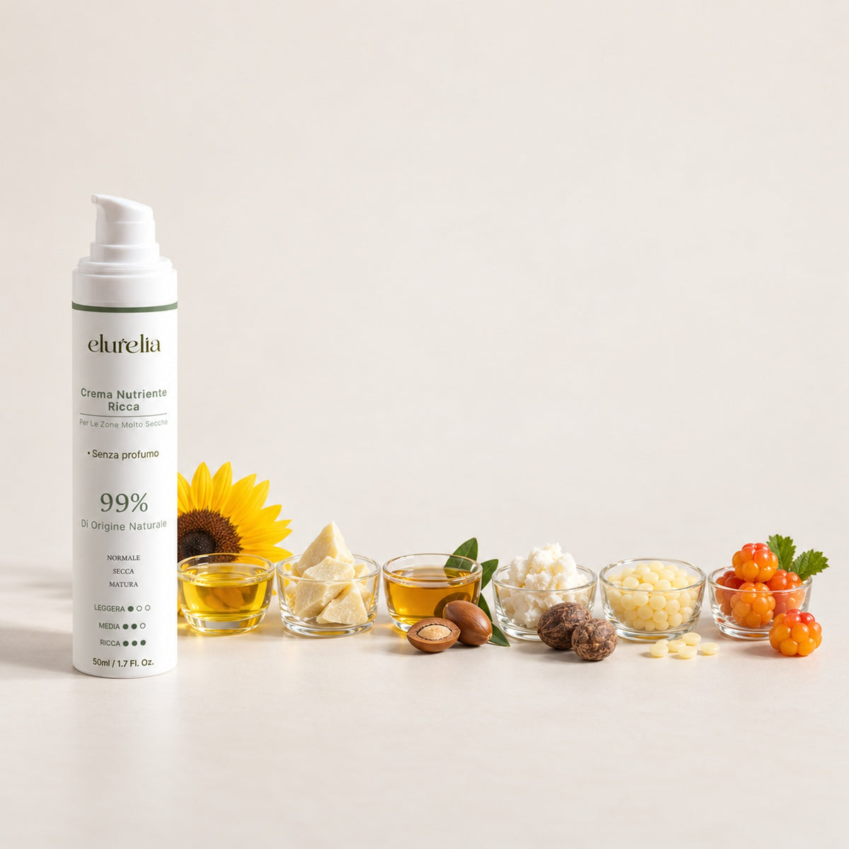 Crema ricca senza profumo